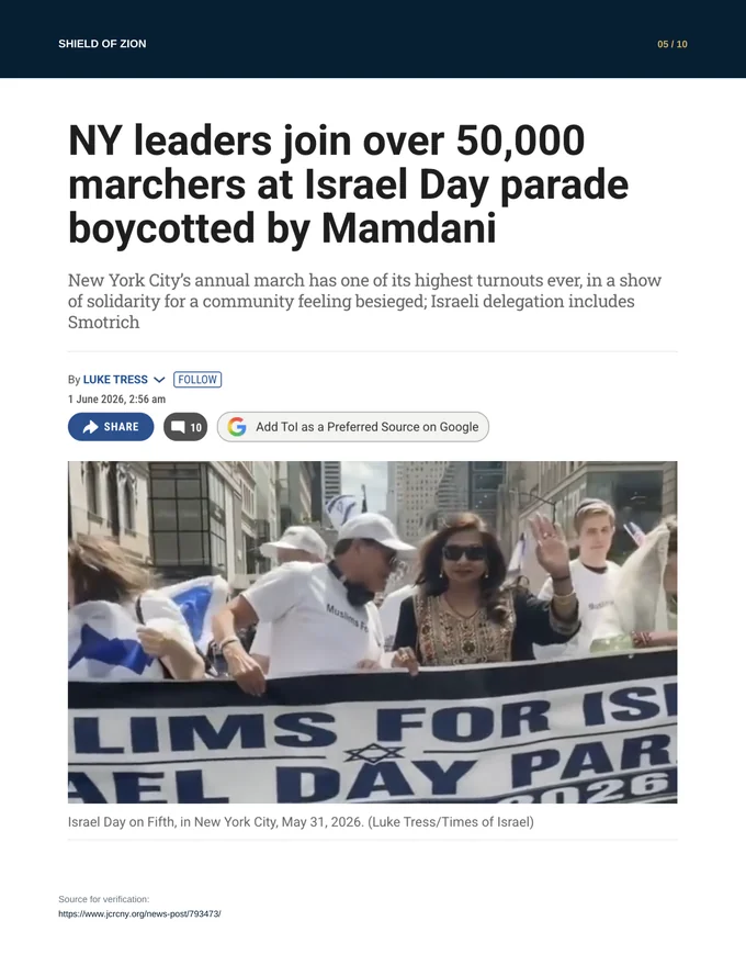Pro Israeli activities report — PDF page 6