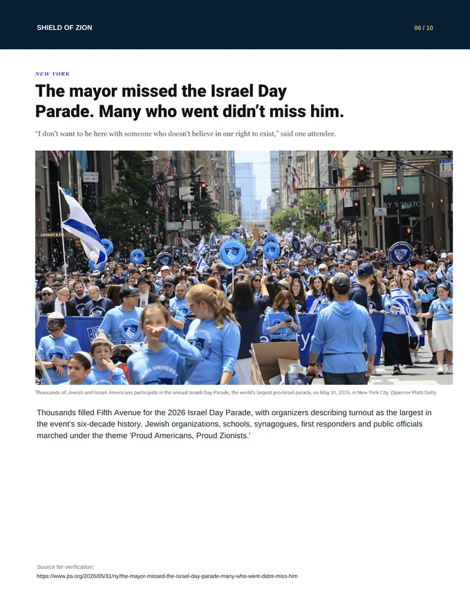 Pro Israeli activities report — PDF page 7