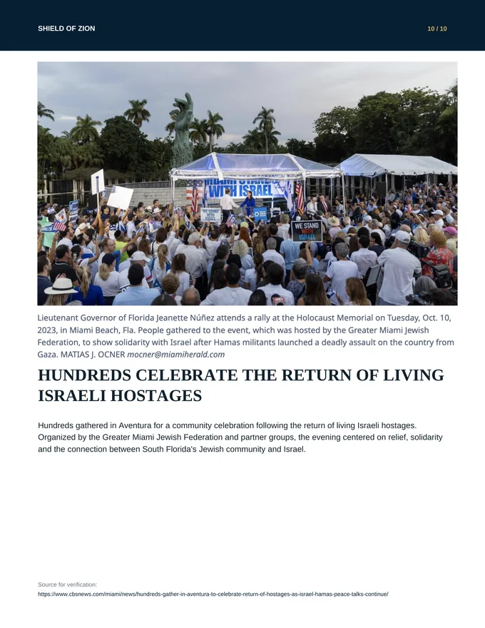 Pro Israeli activities report — PDF page 11